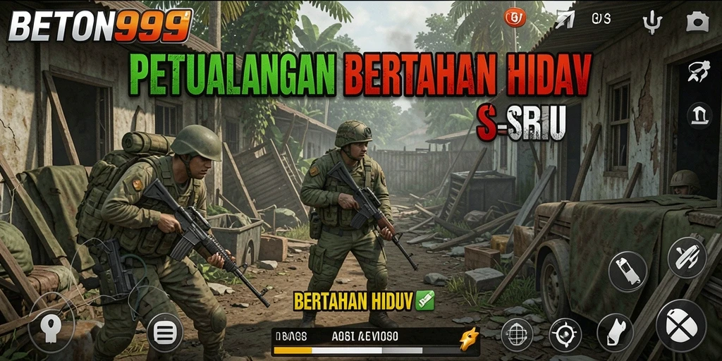 Tampilan antarmuka utama <strong>BETON999</strong> yang menarik dan mudah dinavigasi.