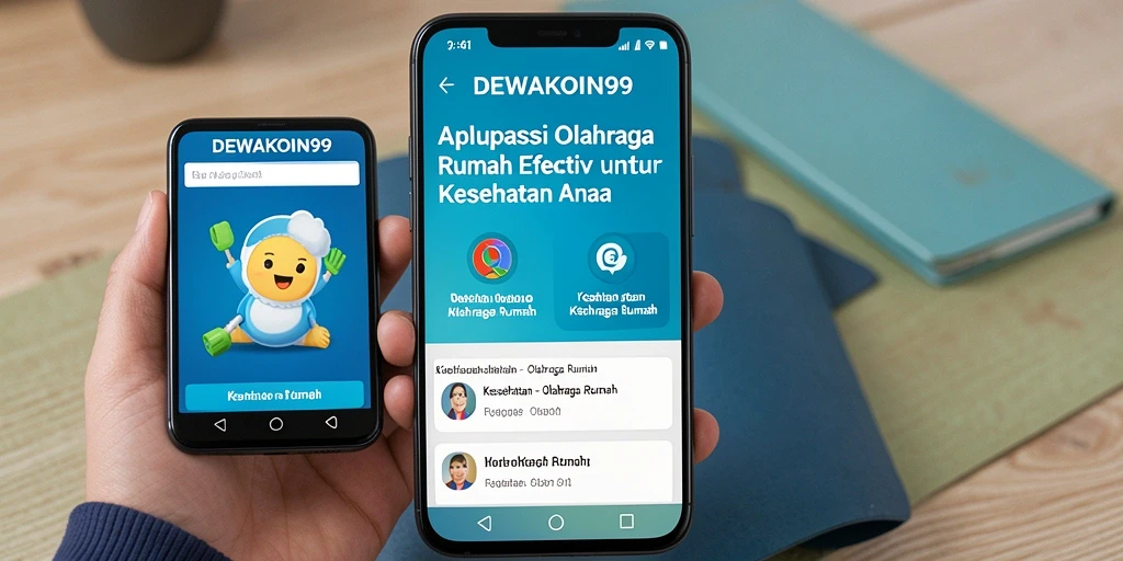 Antarmuka DEWAKOIN99 menunjukkan berbagai pilihan latihan rumah.