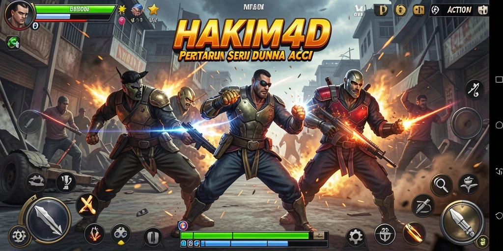 Tampilan antarmuka HAKIM4D yang penuh aksi dan interaktif.